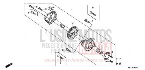 OIL PUMP CRF100FD de 2013
